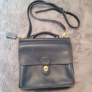 Navy Blue Coach Crossbody Bag